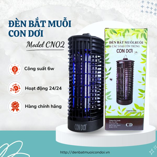 đèn bắt muỗi con dơi cn02