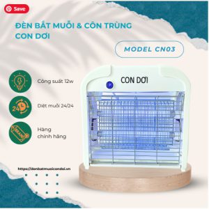 đèn bắt muỗi con dơi cn03